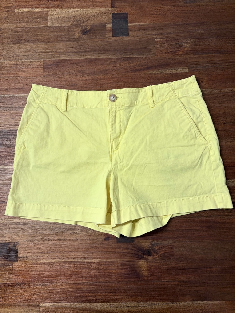 LOFT Bright Lemon Yellow Bermuda Shorts